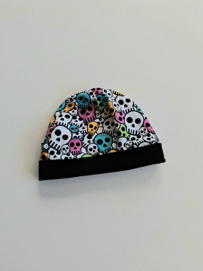 Candy skulls cotton beanie 9-12 months