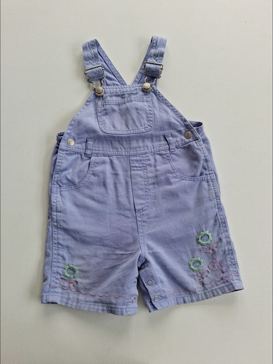 Vintage purple boxy shortalls size 1
