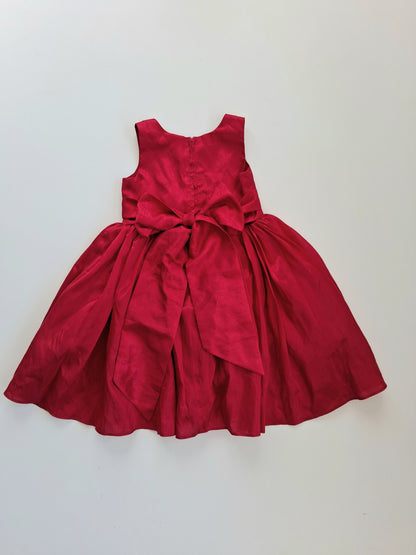 Red party dress size 2