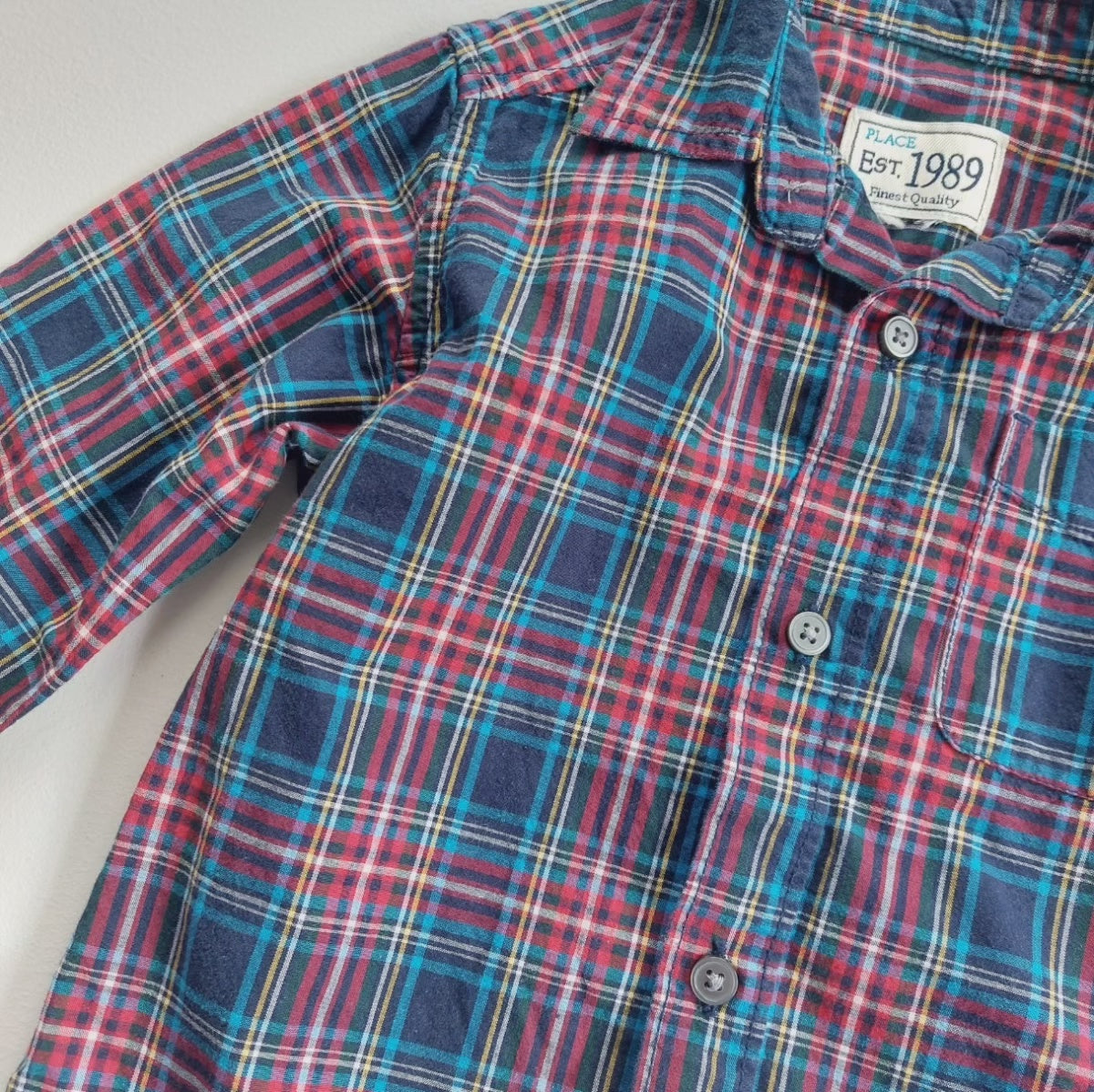 Plaid shirt size 4-5