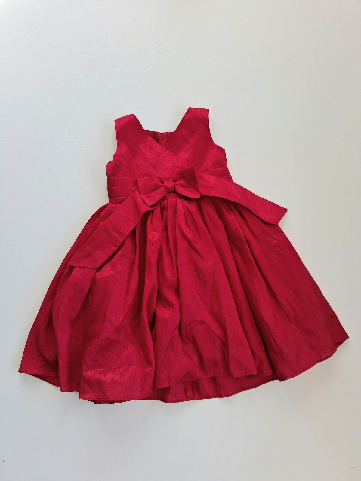 Red party dress size 2