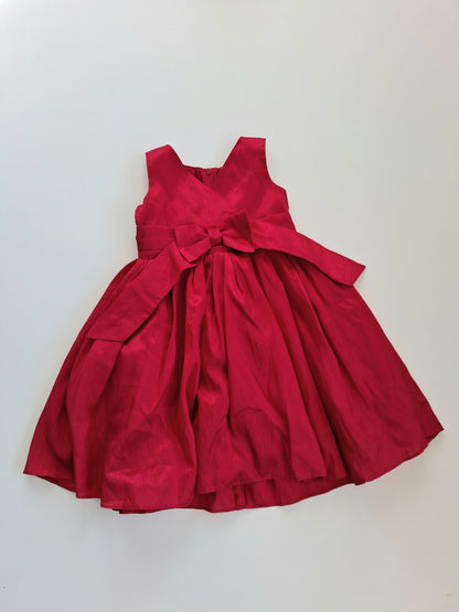 Red party dress size 2