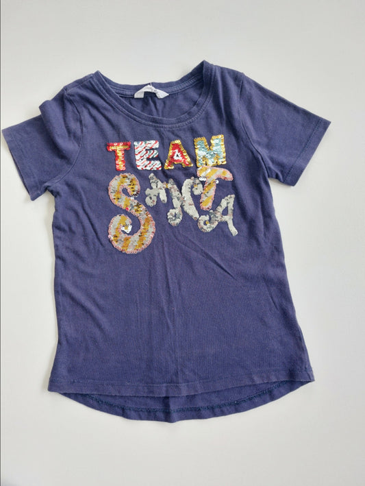 Team Santa tee size 7