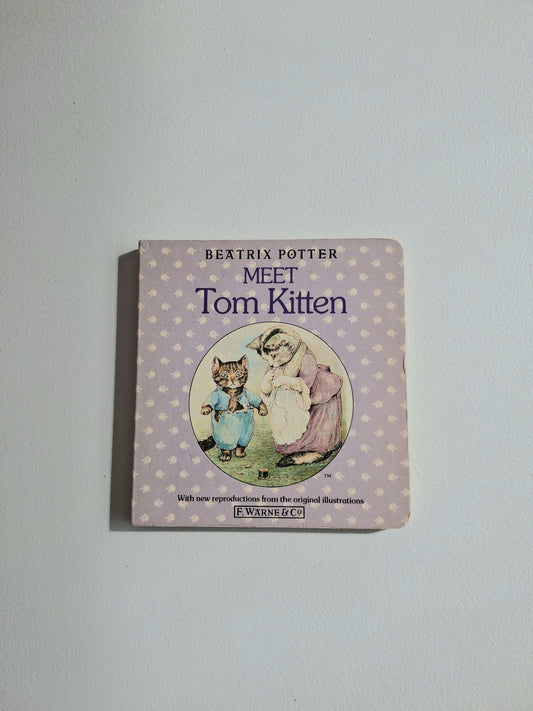 Tom Kitten board book- Beatrix Potter