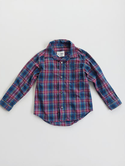 Plaid shirt size 4-5