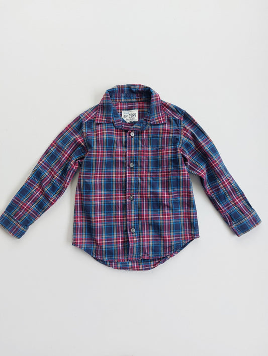 Plaid shirt size 4-5