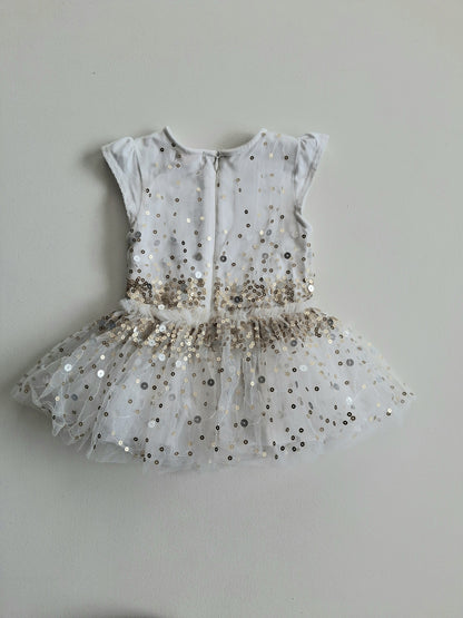 Sequin tutu dress 6-12 months