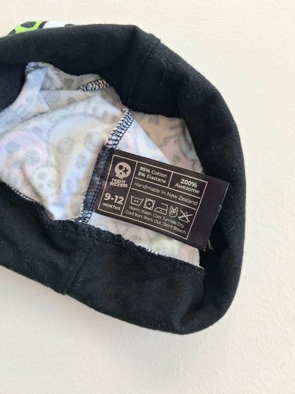 Candy skulls cotton beanie 9-12 months