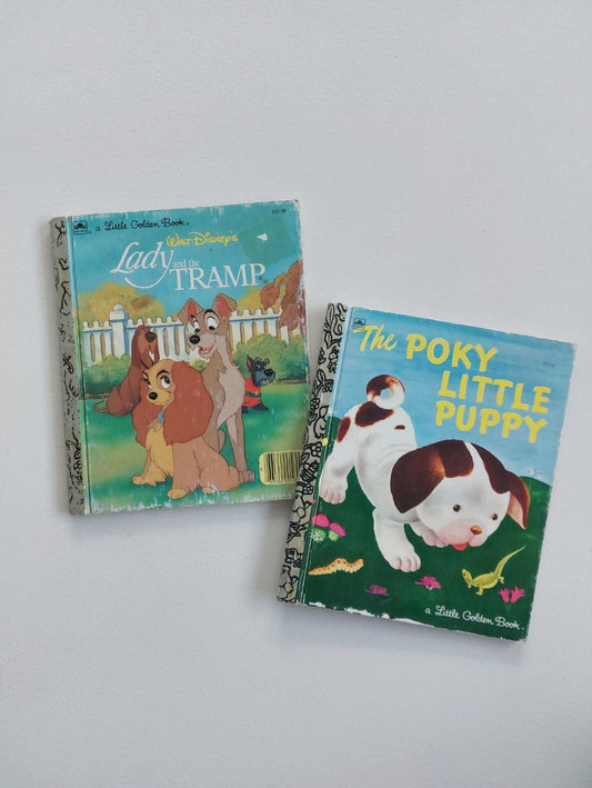 Dog golden books x3