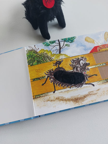 Hairy Maclary touch and feel book with soft toy - Lynley Dodd